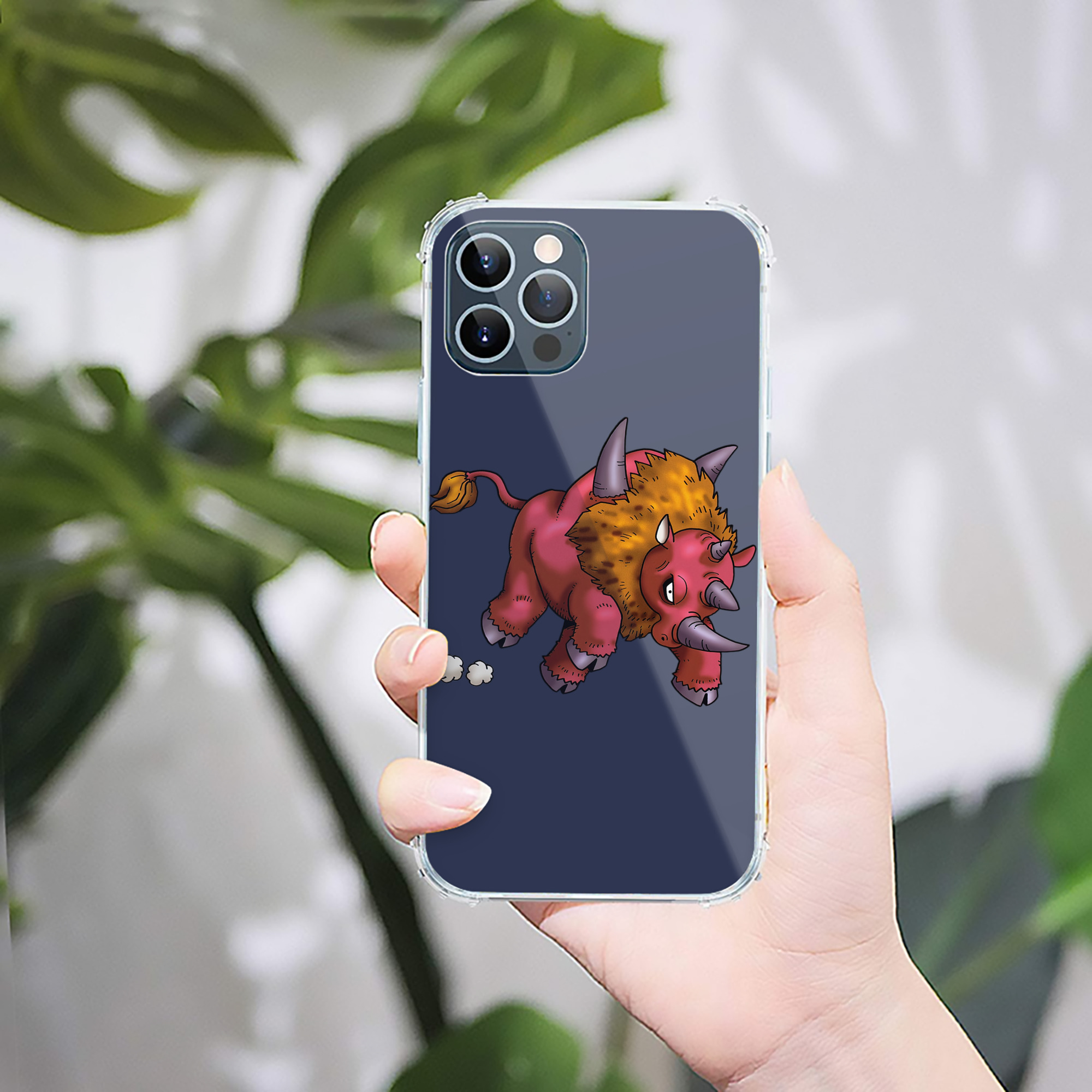 （画像用） ドラゴンクエスト Doragon Kuesuto Dragon Quest 【iPhone 12シリーズ対応】透明スマホケース（クリアソフトケース）